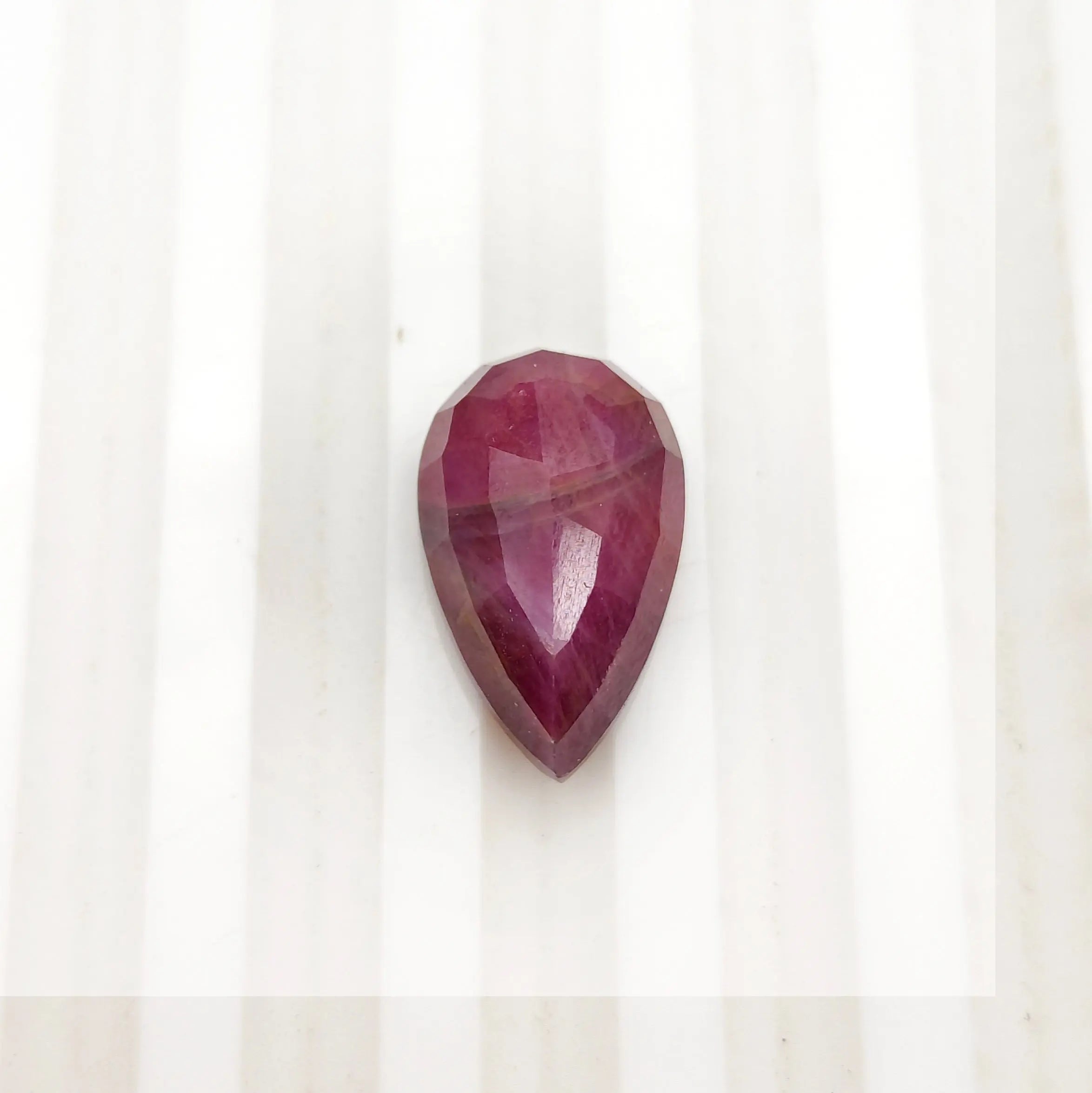 AA+ Quality PEAR MIXED NATURAL RUBY, RED COLORED, INDIAN GEMSTONE, WEIGHT 9.1 CTS